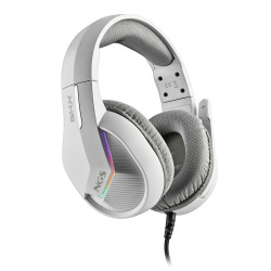 Casque Micro Gamer NGS GHX-515 RGB (Blanc Gris)