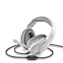 Casque Micro Gamer NGS GHX-515 RGB (Blanc Gris)