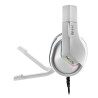 Casque Micro Gamer NGS GHX-515 RGB (Blanc Gris)