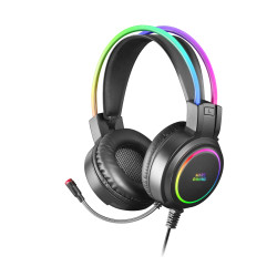 Casque Micro Gamer Mars Gaming MHRGB RGB (Noir)