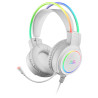 Casque Micro Gamer Mars Gaming MHRGB RGB (Blanc)