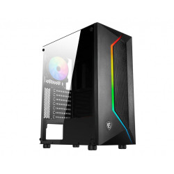 Boitier Moyen Tour ATX MSI Mag Vampiric 100R RGB avec panneaux vitrés (Noir)