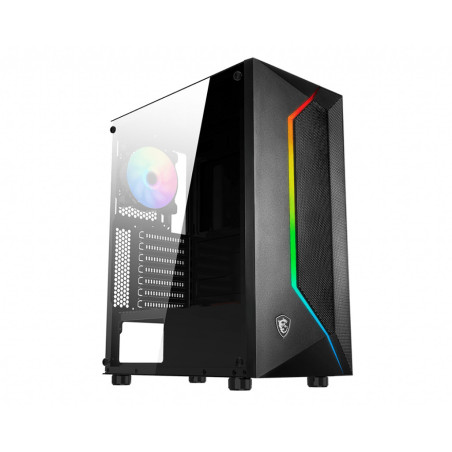 Boitier Moyen Tour ATX MSI Mag Vampiric 100R RGB avec panneaux vitrés (Noir)