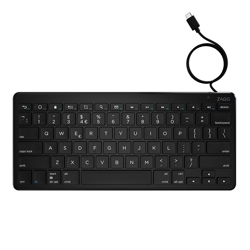 Clavier filaire Zagg USB Type C (Noir)