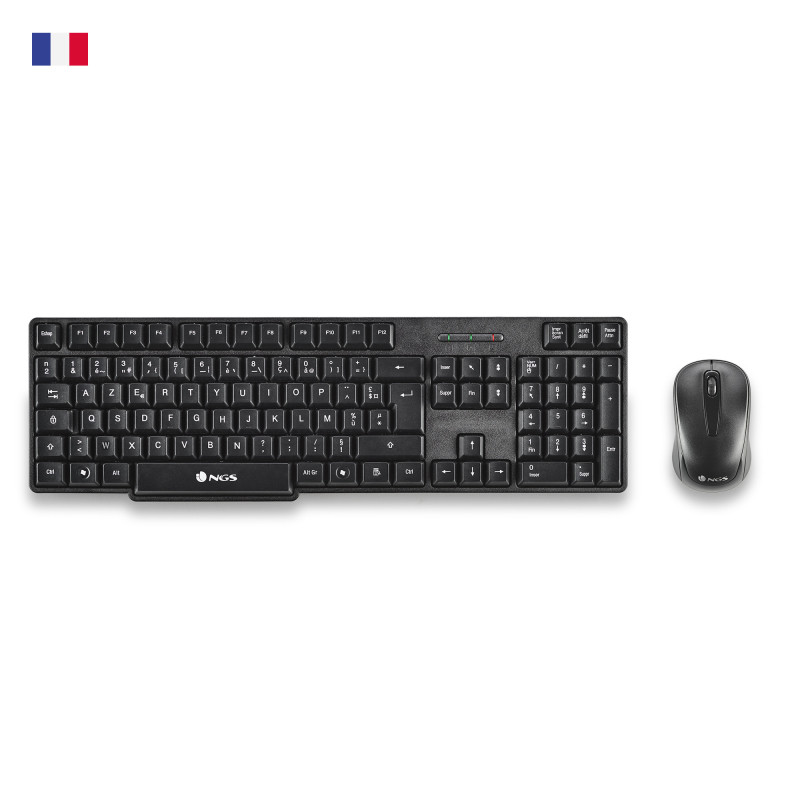 Pack Clavier - Souris sans fil NGS Euphoria (Noir)