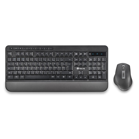 Pack Clavier - Souris sans fil NGS Spell Multimode (2.4 Ghz + Bluetooth) (Noir)