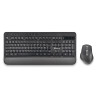 Pack Clavier - Souris sans fil NGS Spell Multimode (2.4 Ghz + Bluetooth) (Noir)