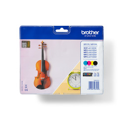 Pack 4 cartouches d'encre Brother LC127XL