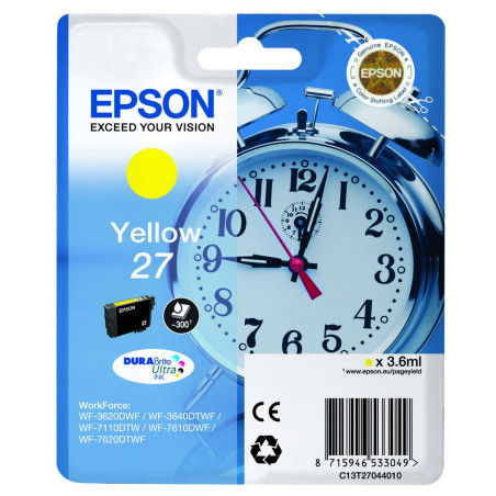 Cartouche d'encre Epson Reveil 27 (Jaune)