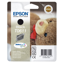 Cartouche d'encre Epson Ourson T0611 (Noir)