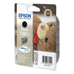 Cartouche d'encre Epson Ourson T0611 (Noir)