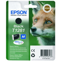 Cartouche d'encre Epson Renard T1281 (Noir)