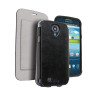 Etui avec rabat simili cuir pour Galaxy S4 - Black