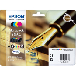 Pack 4 cartouches d'encre Epson Stylo a plume 16XL