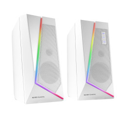 Enceintes Bluetooth Mars Gaming MS7 RGB (Blanc)