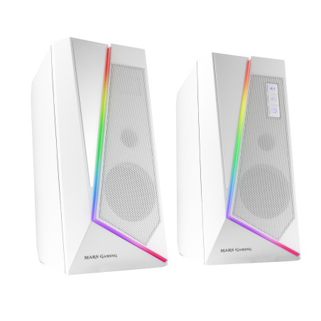 Enceintes Bluetooth Mars Gaming MS7 RGB (Blanc)