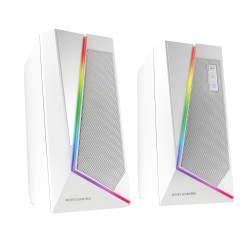 Enceintes Bluetooth Mars Gaming MS7 RGB (Blanc)