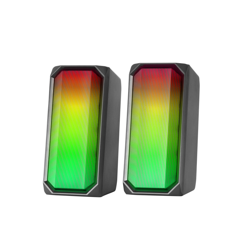Enceintes Bluetooth Mars Gaming MSRGB RGB (Noir)