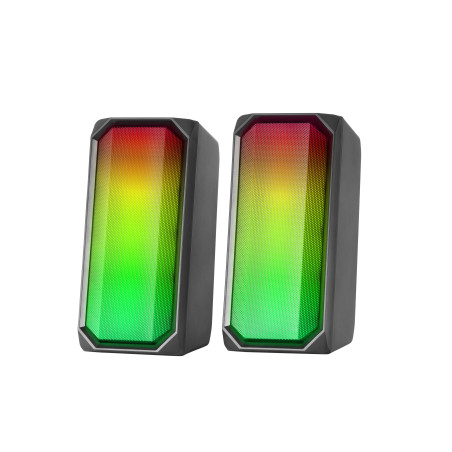 Enceintes Bluetooth Mars Gaming MSRGB RGB (Noir)