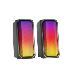 Enceintes Bluetooth Mars Gaming MSRGB RGB (Noir)