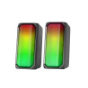 Enceintes Bluetooth Mars Gaming MSRGB RGB (Noir)