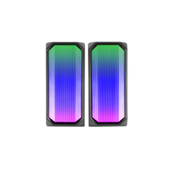 Enceintes Bluetooth Mars Gaming MSRGB RGB (Noir)