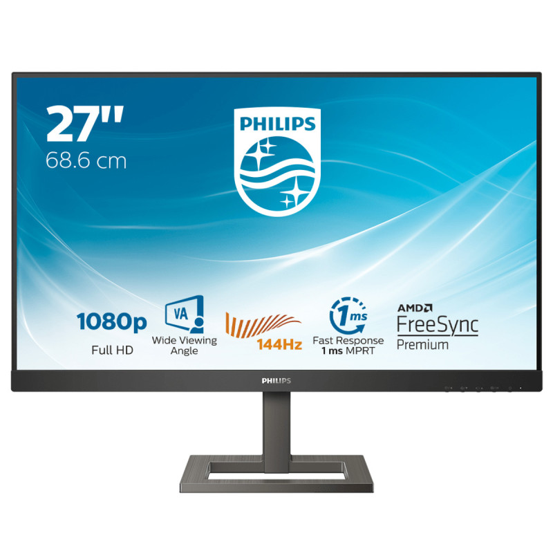 Ecran 27" Philips E-line 272E1GAEZ 00 Full HD (Noir) 144Hz