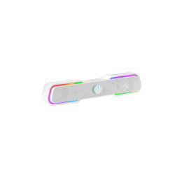 Enceinte barre de son Mars Gaming MSBX RGB (Blanc)