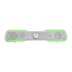 Enceinte barre de son Mars Gaming MSBX RGB (Blanc)