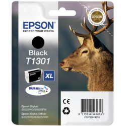 Cartouche d'encre Epson Cerf T1301 XL (Noir)