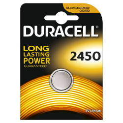 Pile lithium Duracell type CR2450 3V