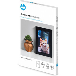 Papier Photo HP Advanced Photo glacé 250g m² - 25 feuilles 10x15 cm