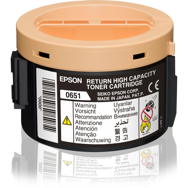 Toner Noir Epson Aculaser M1400 (C13S050651) - 2200 pages