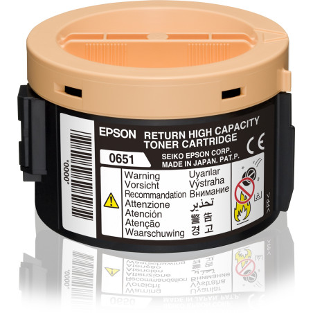 Toner Noir Epson Aculaser M1400 (C13S050651) - 2200 pages