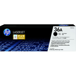 Toner Noir HP 36A Laserjet P1505 M1120MFP M1522MFP (CB436A) - 2000 pages