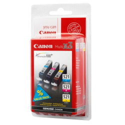Cartouche d'encre CANON CLI-521 (3 Couleurs)