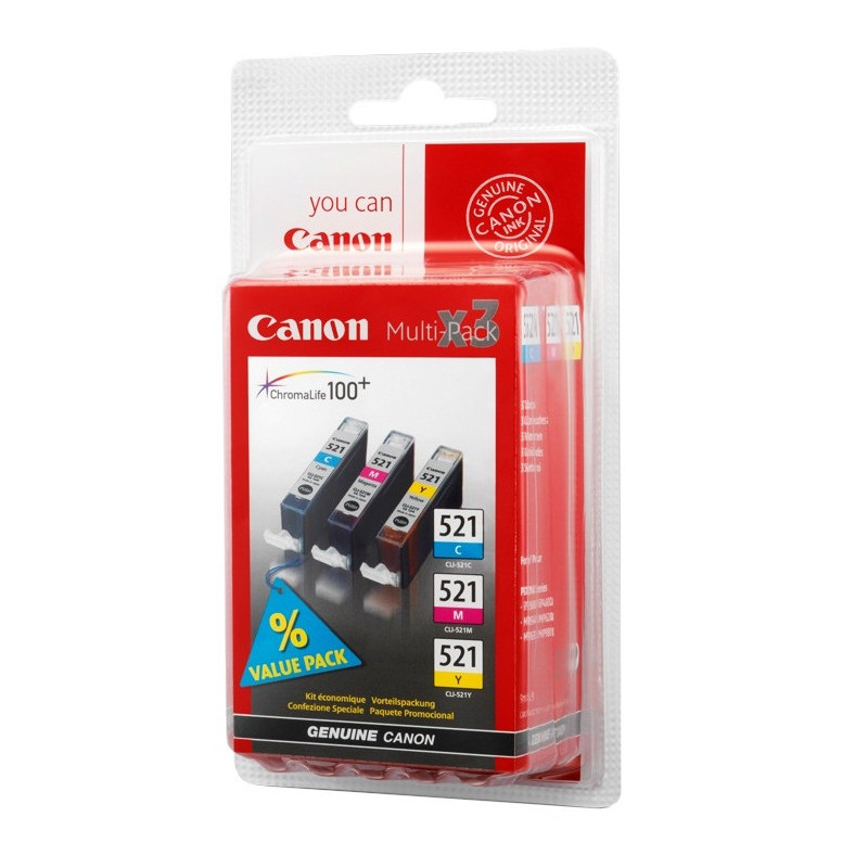 Cartouche d'encre CANON CLI-521 (3 Couleurs)