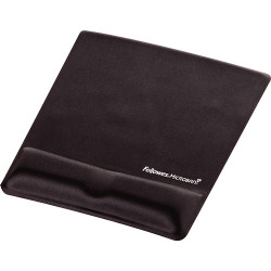 Tapis de souris avec repose poignet Fellowes Health-V (Noir)
