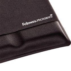 Tapis de souris avec repose poignet Fellowes Health-V (Noir)