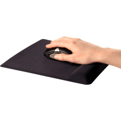 Tapis de souris avec repose poignet Fellowes Health-V (Noir)