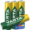 Pack 4 piles rechargeables Varta type AAA 1,2V - 1000 mAh (R03)