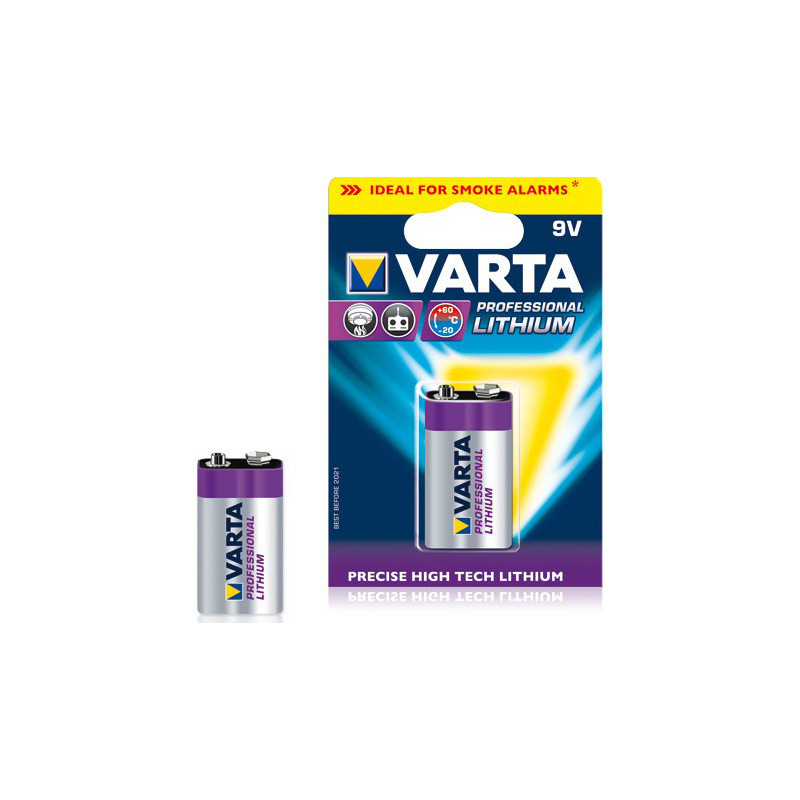 Pile VARTA lithium LR22 9V (R22)