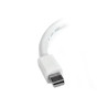 Câble adaptateur Startech Mini DisplayPort mâle 1.1 vers HDMI femelle (Type A) 12cm (Blanc)
