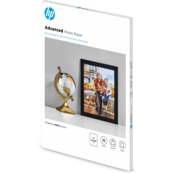 Papier photo HP Advanced Glossy Brillant - 25 feuilles 21x29.7 cm