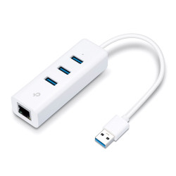 Adaptateur USB 3.0 TP-Link UE330 vers RJ45 Gigabit et Hub 3 ports