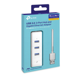 Adaptateur USB 3.0 TP-Link UE330 vers RJ45 Gigabit et Hub 3 ports