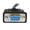 Cable Série Startech DB9 F F 2m (Noir)