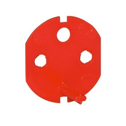 Détrompeur pour prise 2P+T Legrand (Rouge)