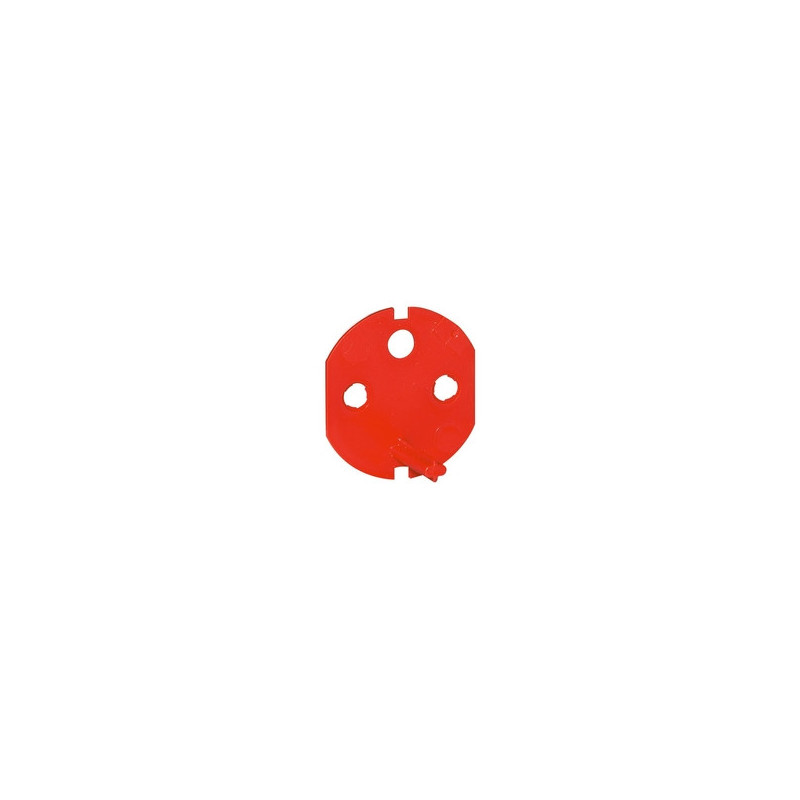 Détrompeur pour prise 2P+T Legrand (Rouge) Détrompeur pour prise 2P+T Legrand (Rouge)