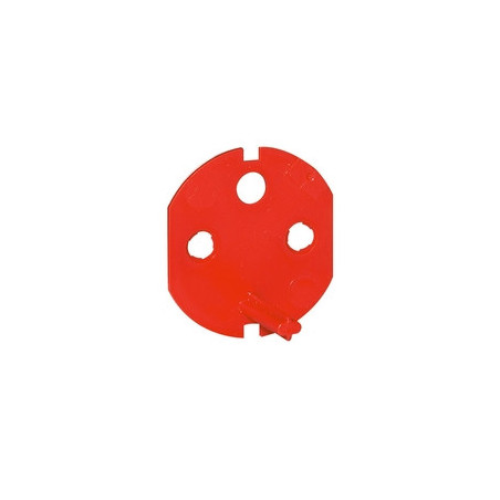 Détrompeur pour prise 2P+T Legrand (Rouge)